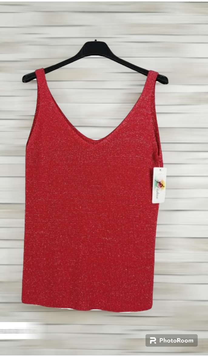 Débardeur maille avec lurex
(x9)