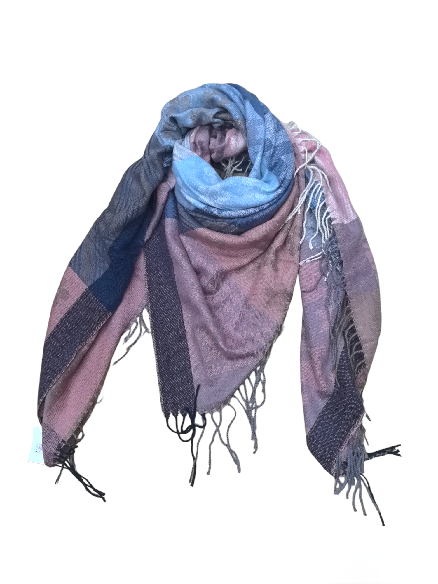 Écharpe châle motif fleur (x10)#35