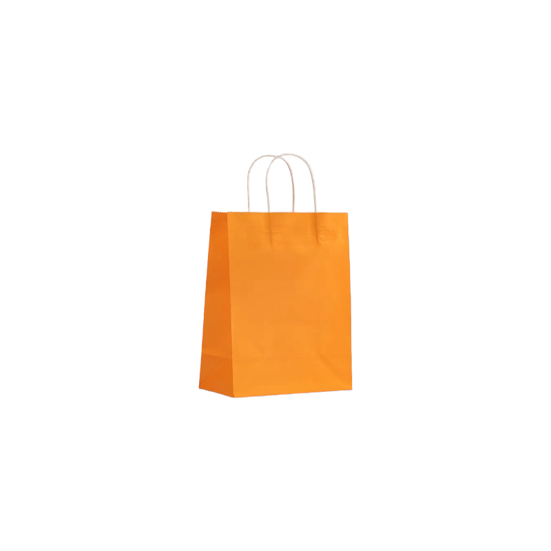 LOT DE 120 -Sacs papier kraft /16*8*22cm (couleurs mélangées)