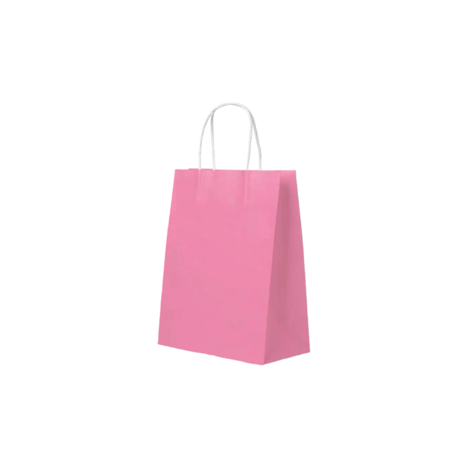 LOT DE 120 -Sacs papier kraft /16*8*22cm (couleurs mélangées)
