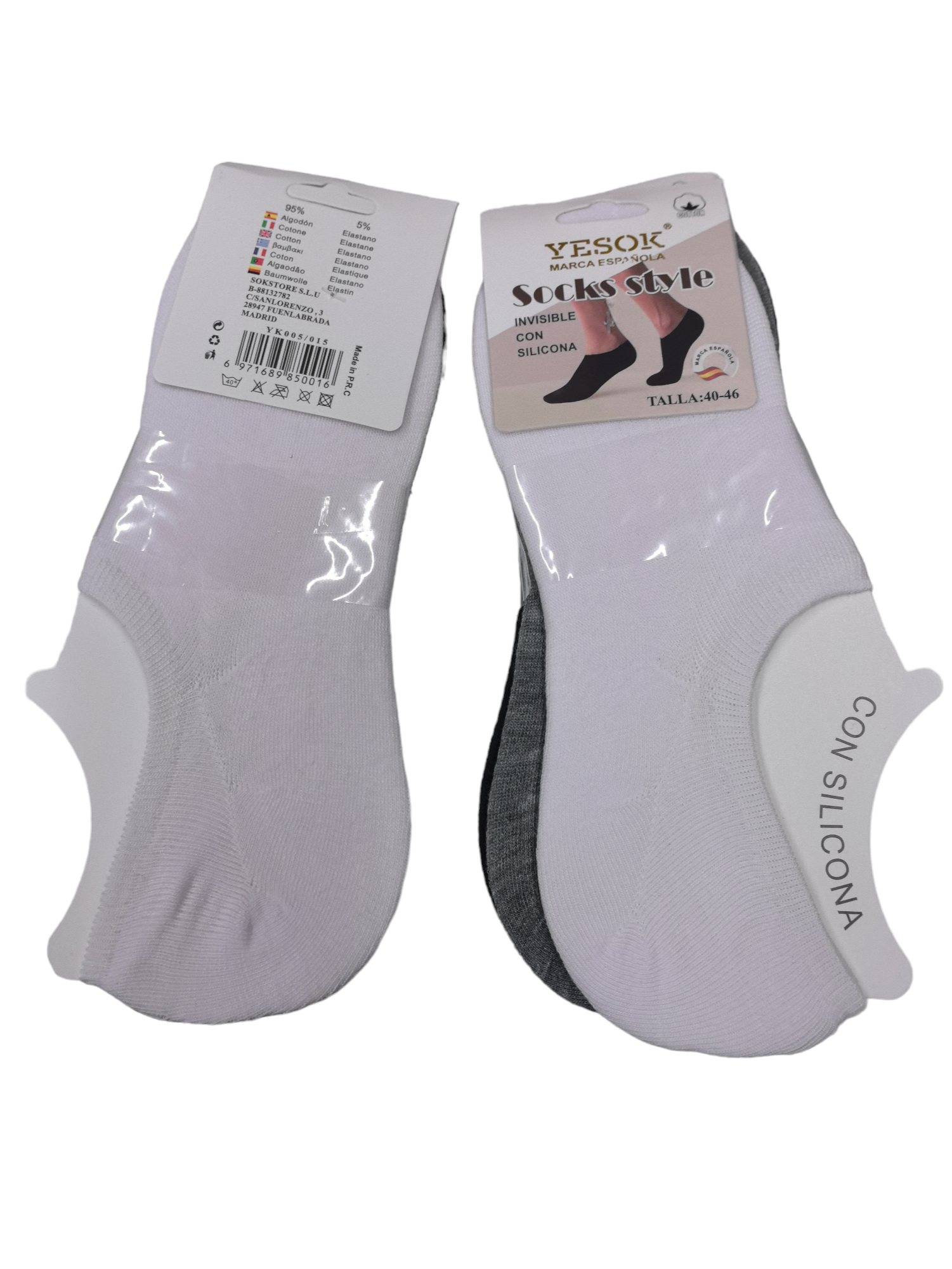 HOMME Chaussettes socquettes coton (x24)