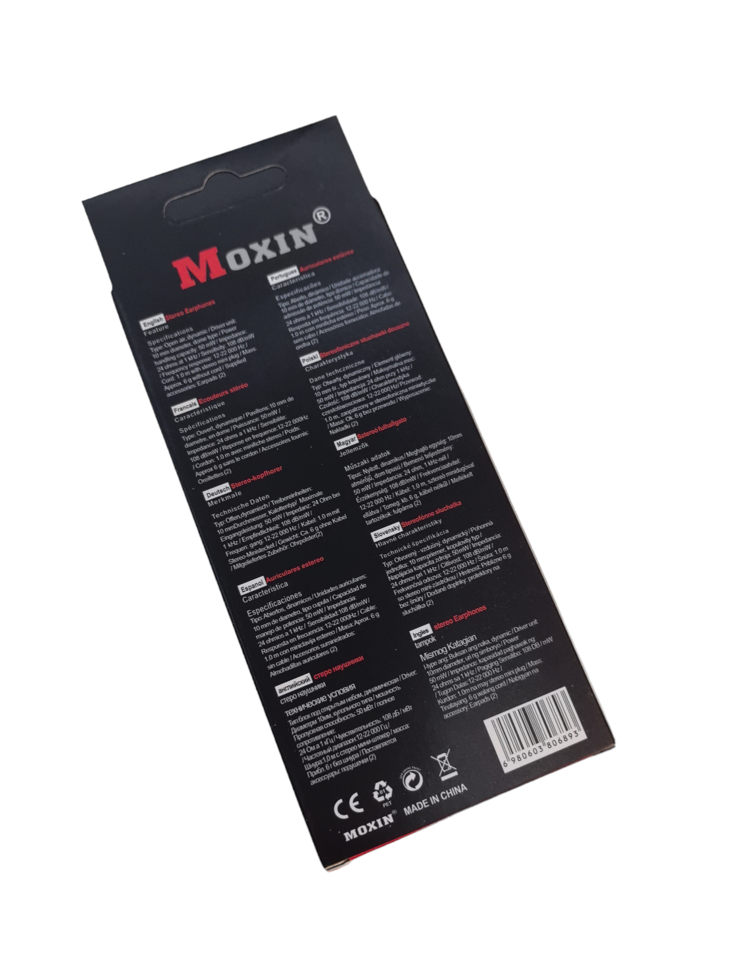 Écouteurs TM-689 (x12)