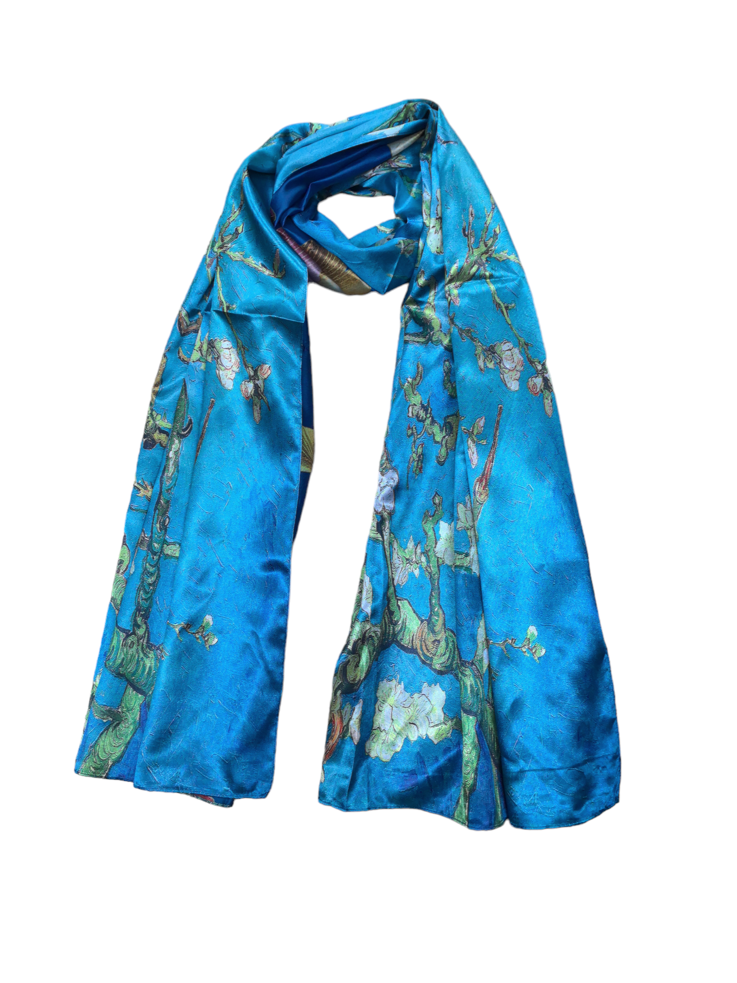 Foulards châle peinture à l'huile double face (x4)#26