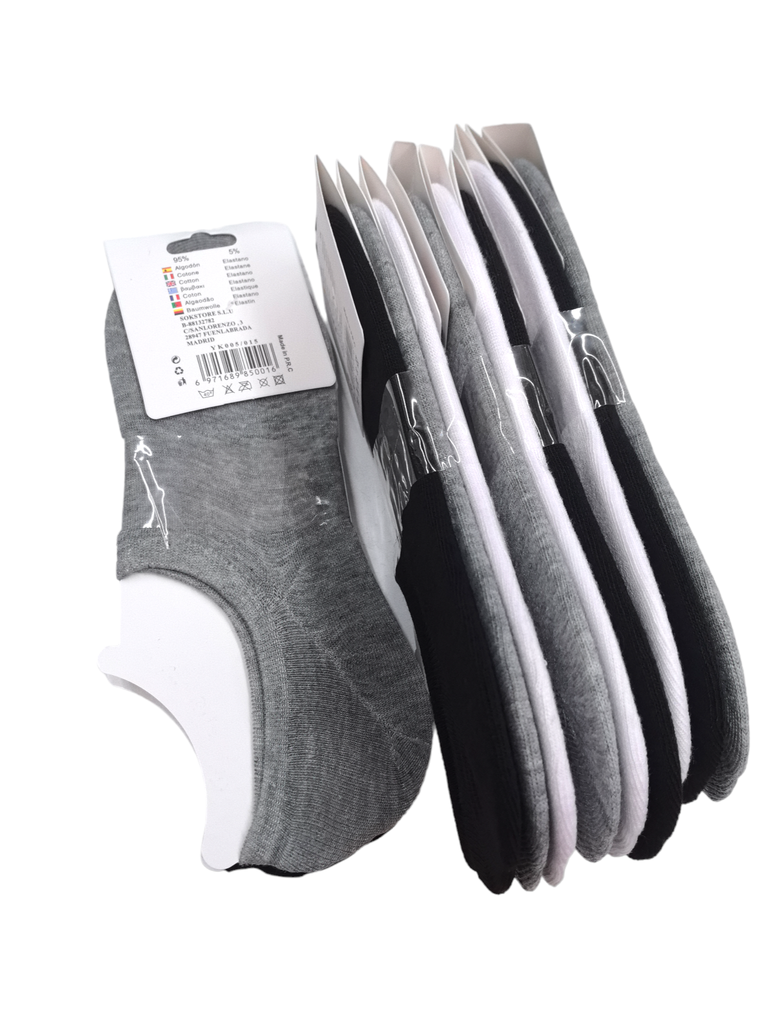 HOMME Chaussettes socquettes coton (x24)