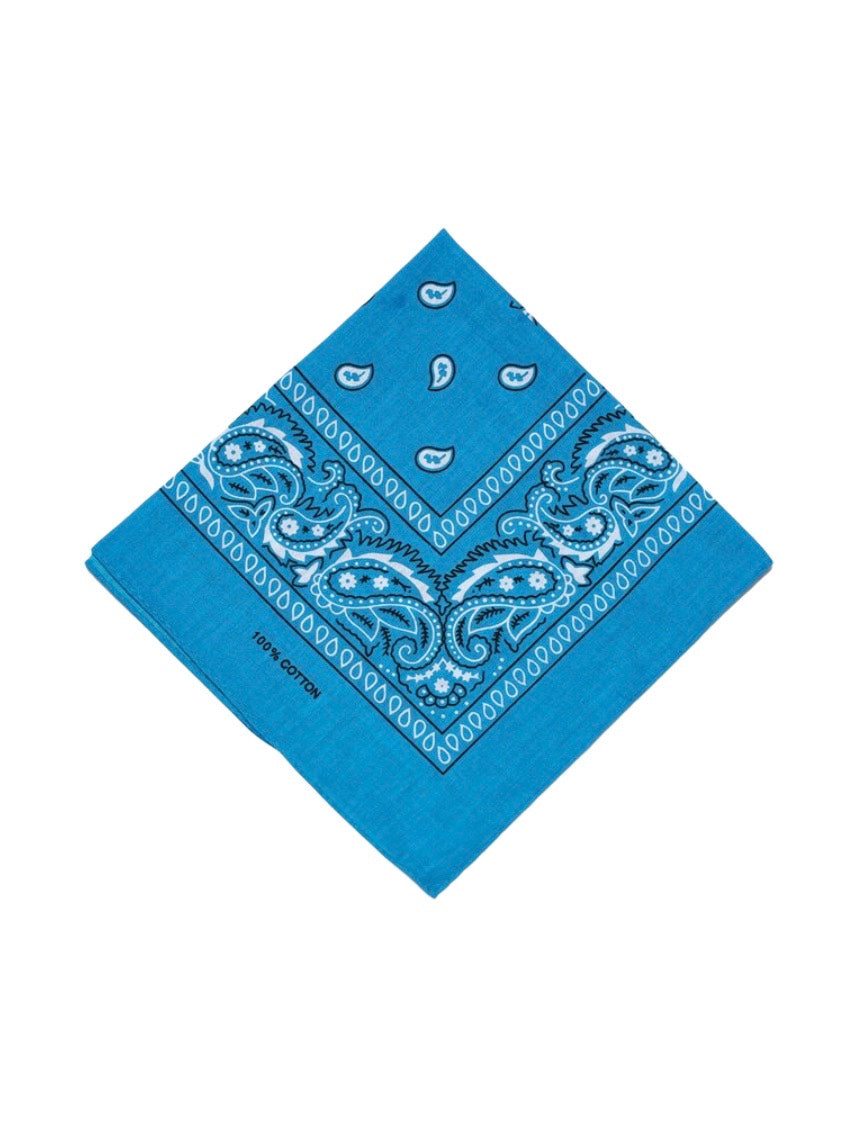 Bandana Carré 100% Coton motif paisley (x12)