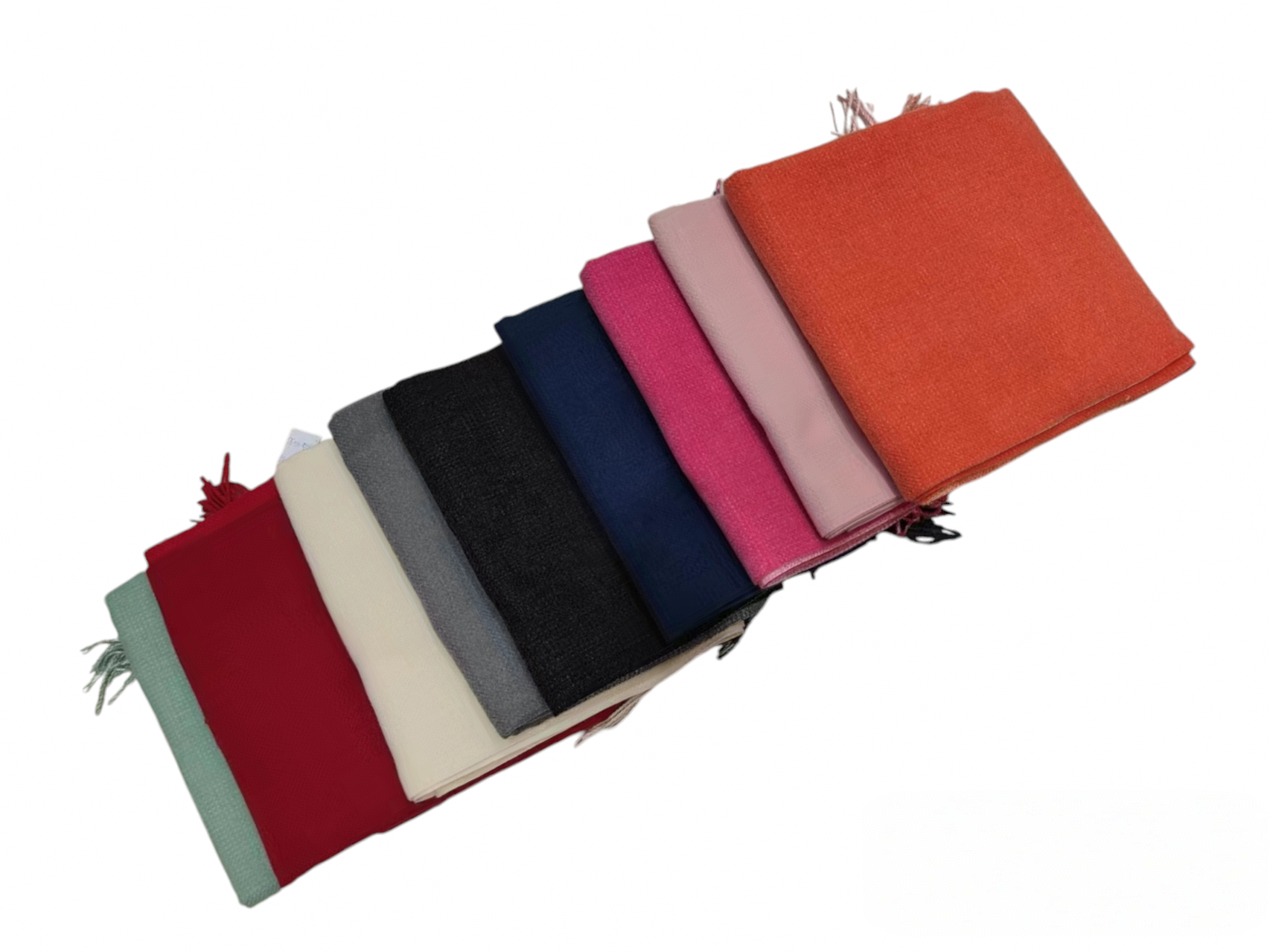 Écharpe châle couleur unie (x12)#3