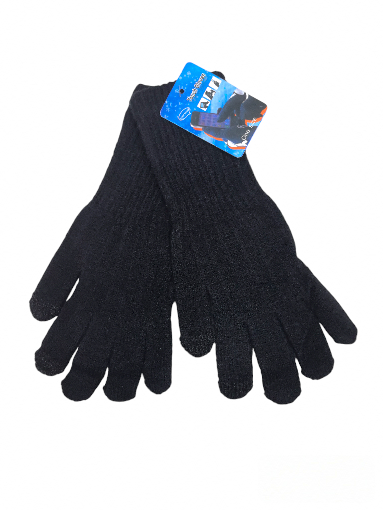 Gants femme tricotés tactiles (x12) F43
