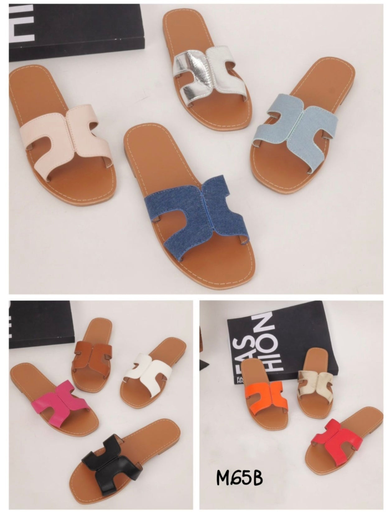 Sandales ouvertes sur le côté (x12)