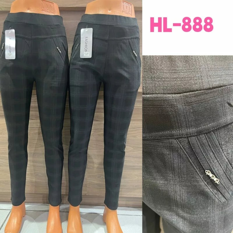 Pantalon motif carrés (x12)