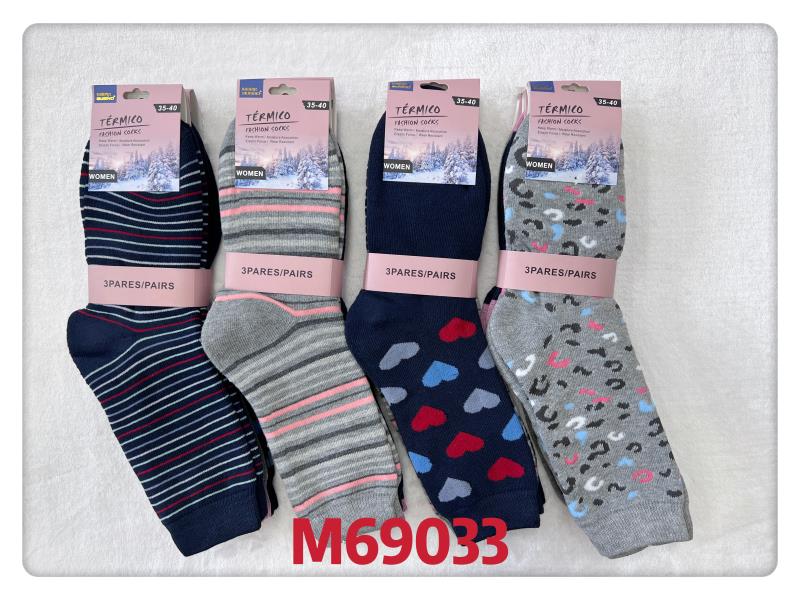 FEMME Chaussettes thermique (x12)