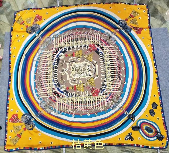 Foulard Carré Touche soie 140cm (x6) #13