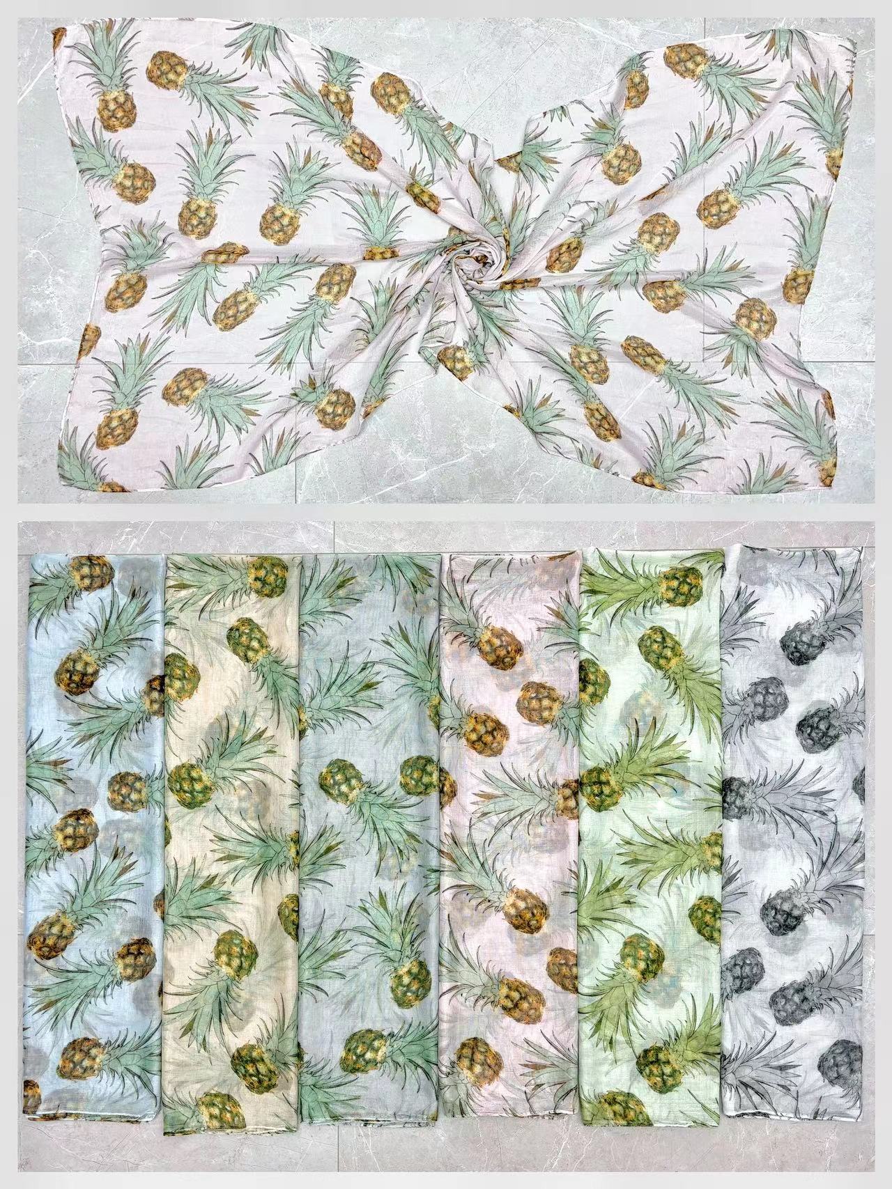 Foulards femme motif Ananas🍍(x12)#7