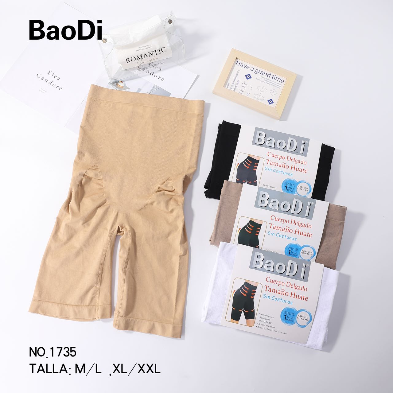 Panty Femme Taille Haut Structure le Corp (x12)