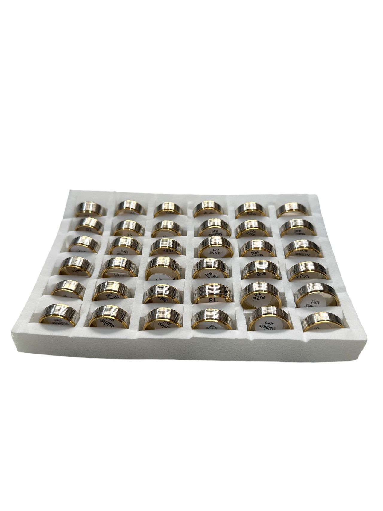 bagues acier inoxydable (x36) 1,00€/unité