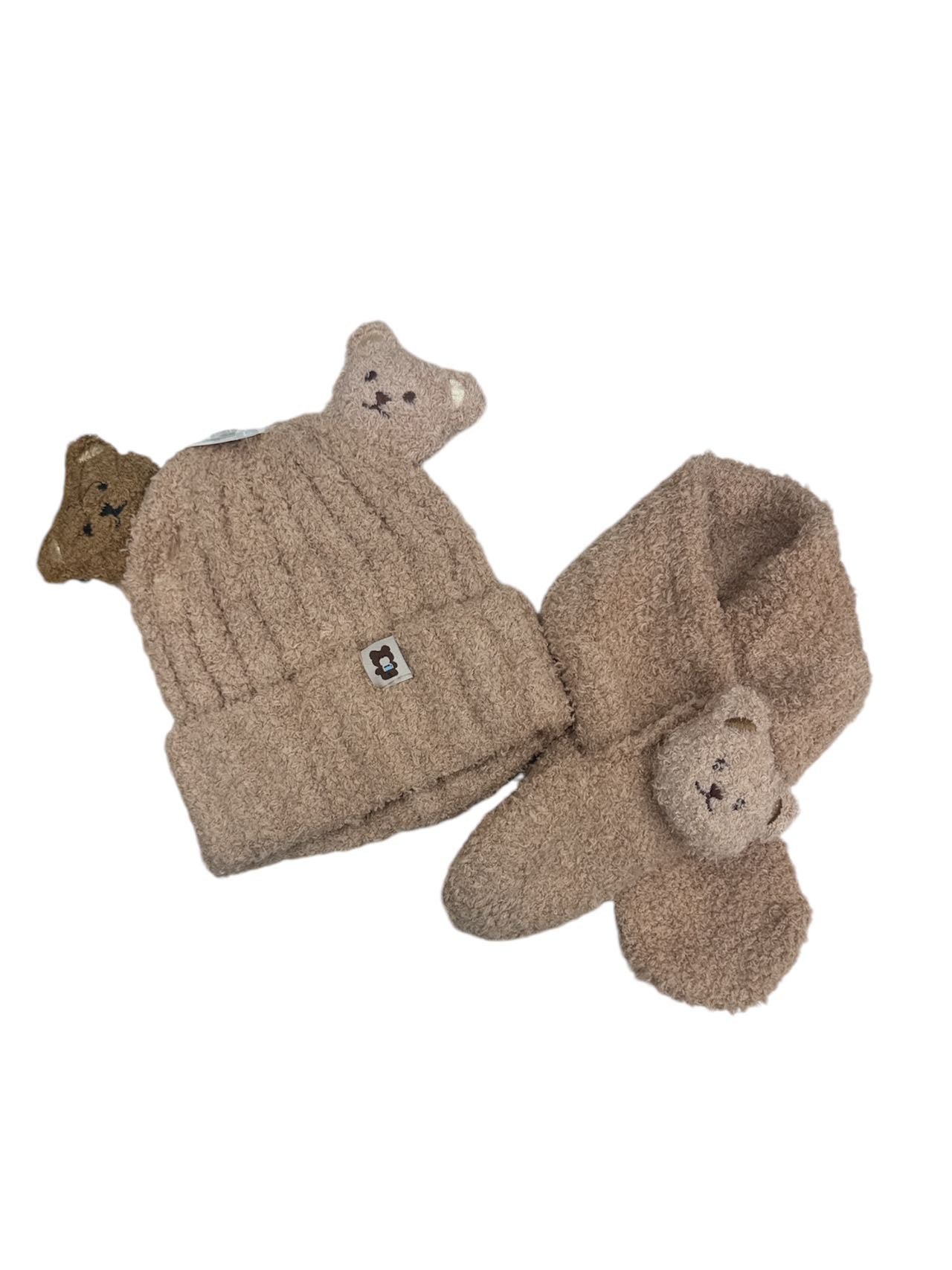 Ensemble Bonne/échape enfant moitf ours (x12)