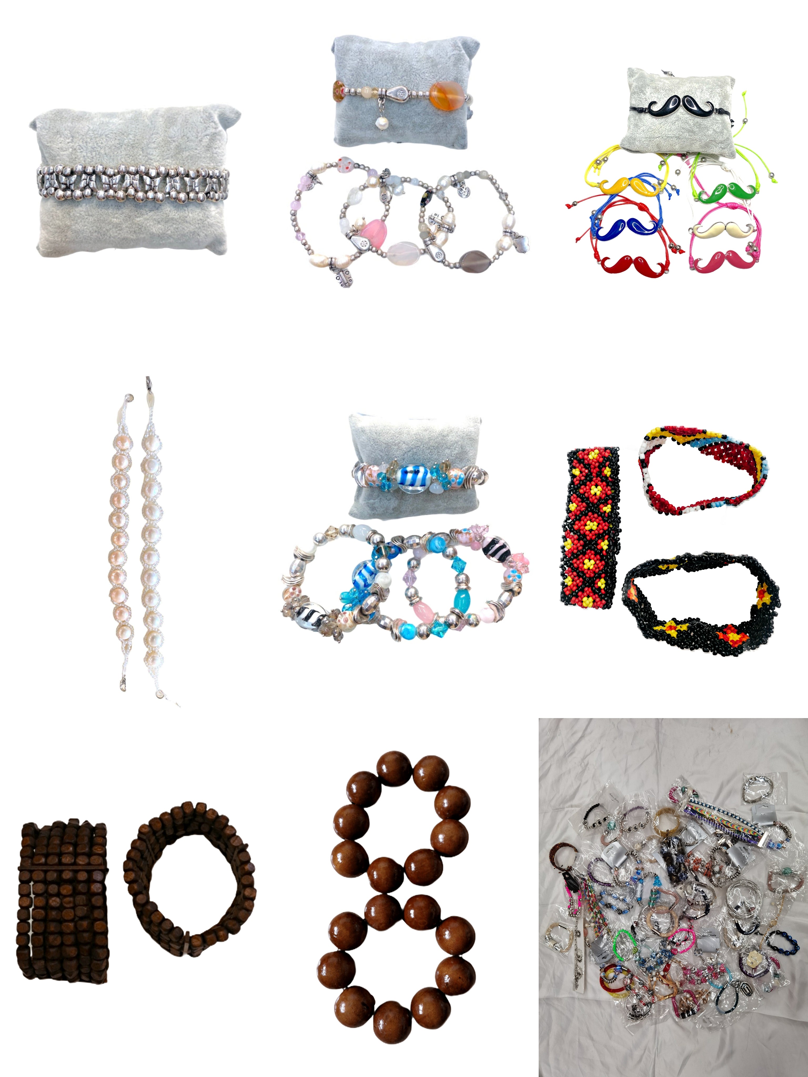PROMO: lot Bracelet fantaisie mélangées (x100)
