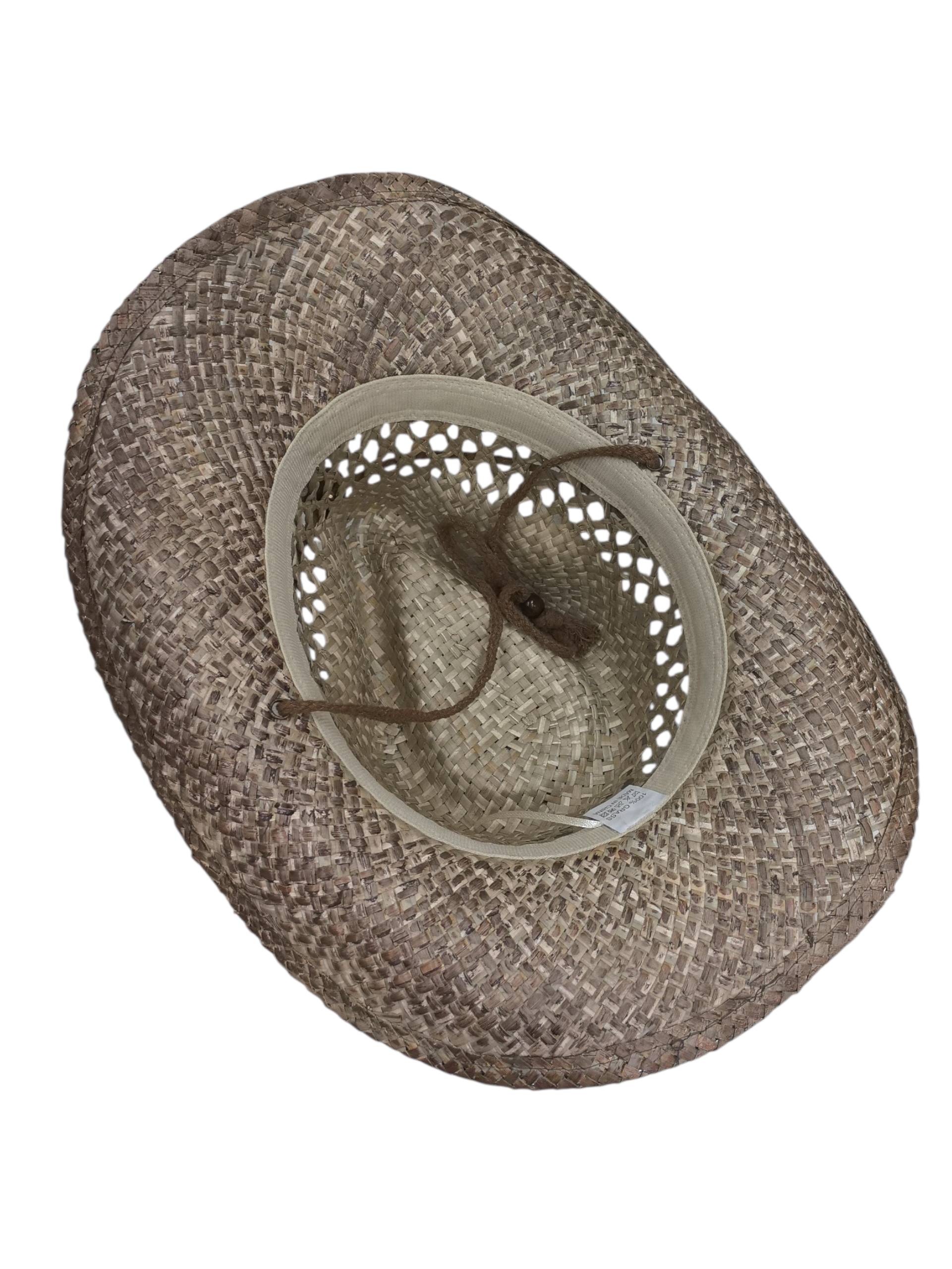 Chapeau de cowboy en paille naturelle(x6)#9