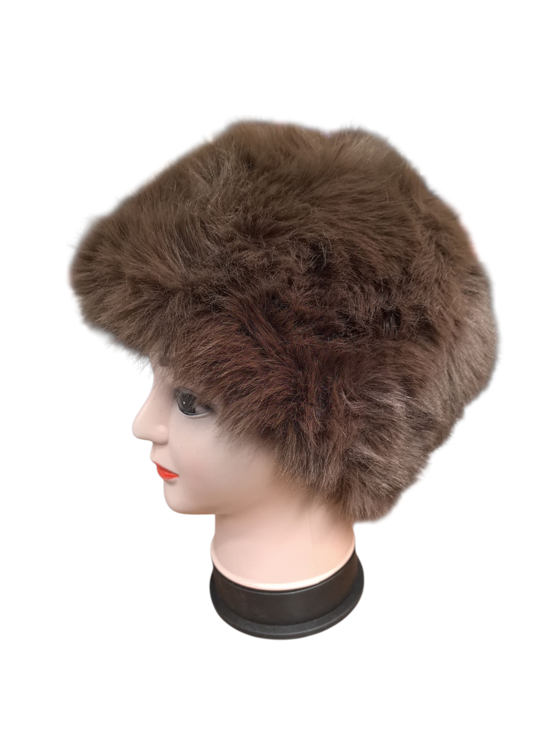 Chapeau bob en fausse fourrure doux (x12)#4