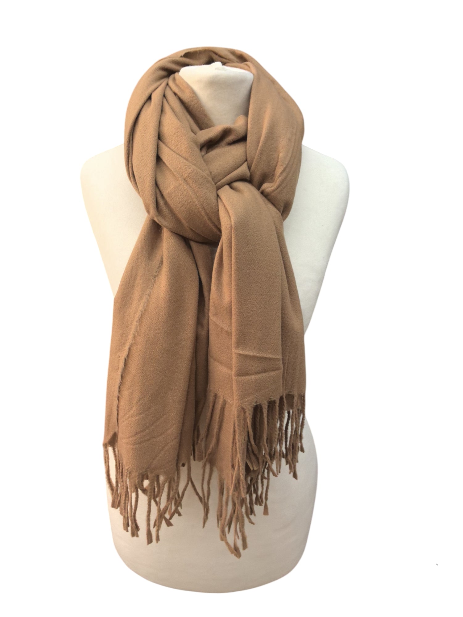 Écharpe châle couleur unie (x12)#1a