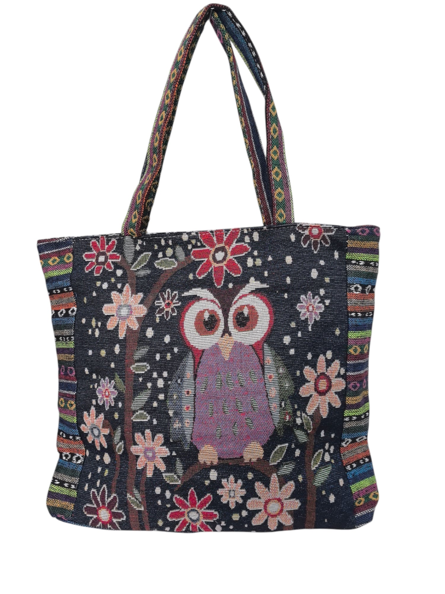 Sac à main en toile  brodé hibon pour femme (x12)