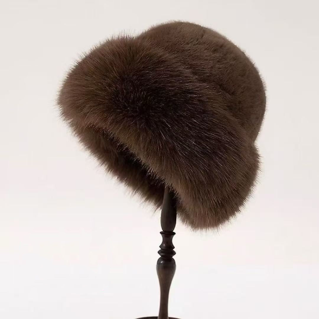 Chapeau en fausse fourrure doux (x12)#1