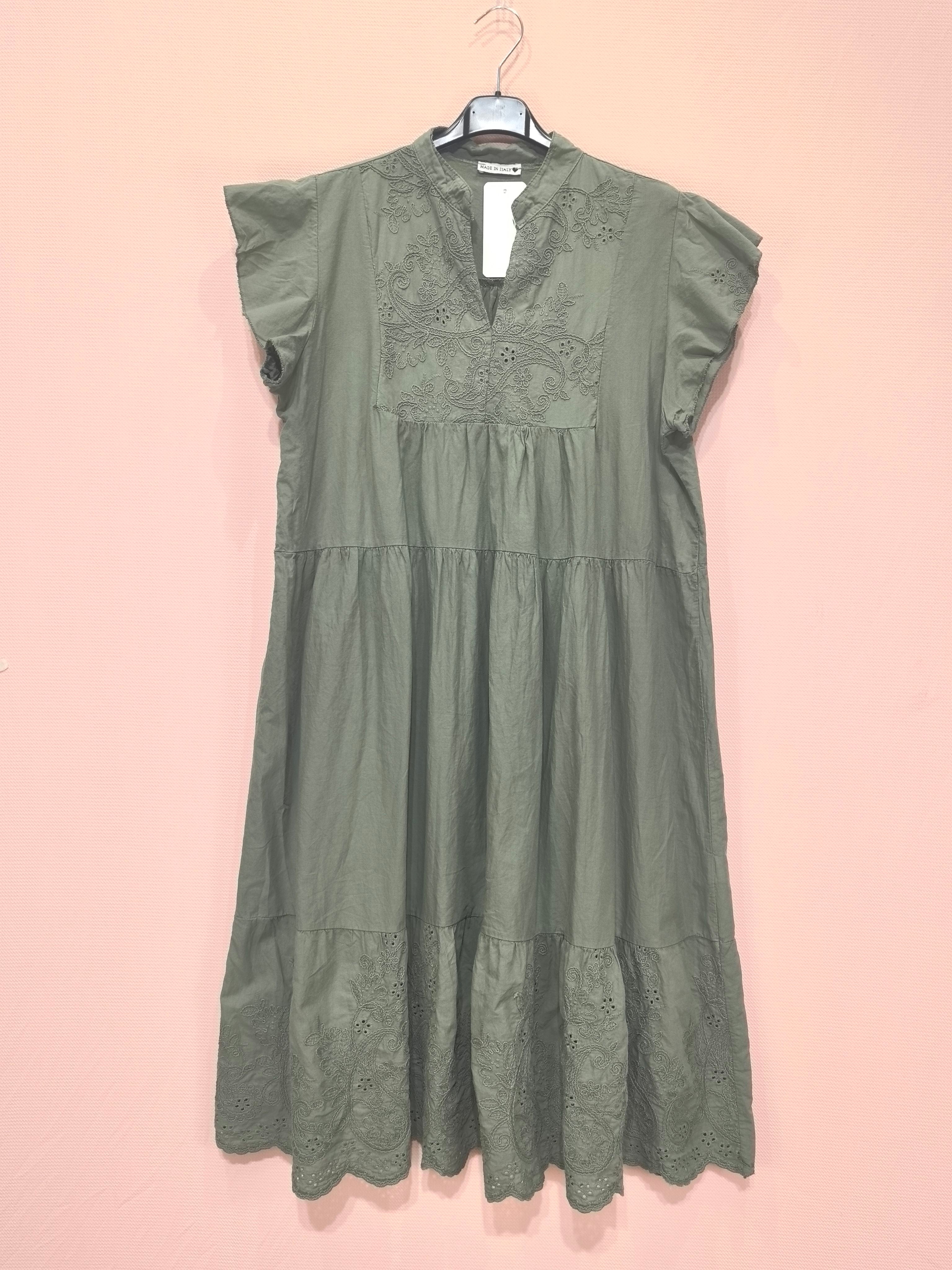 Robe Brodée En Coton (X6)