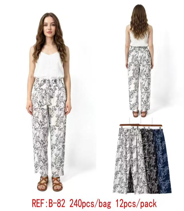 Pantalon Fluide Imprimé (x12)#82