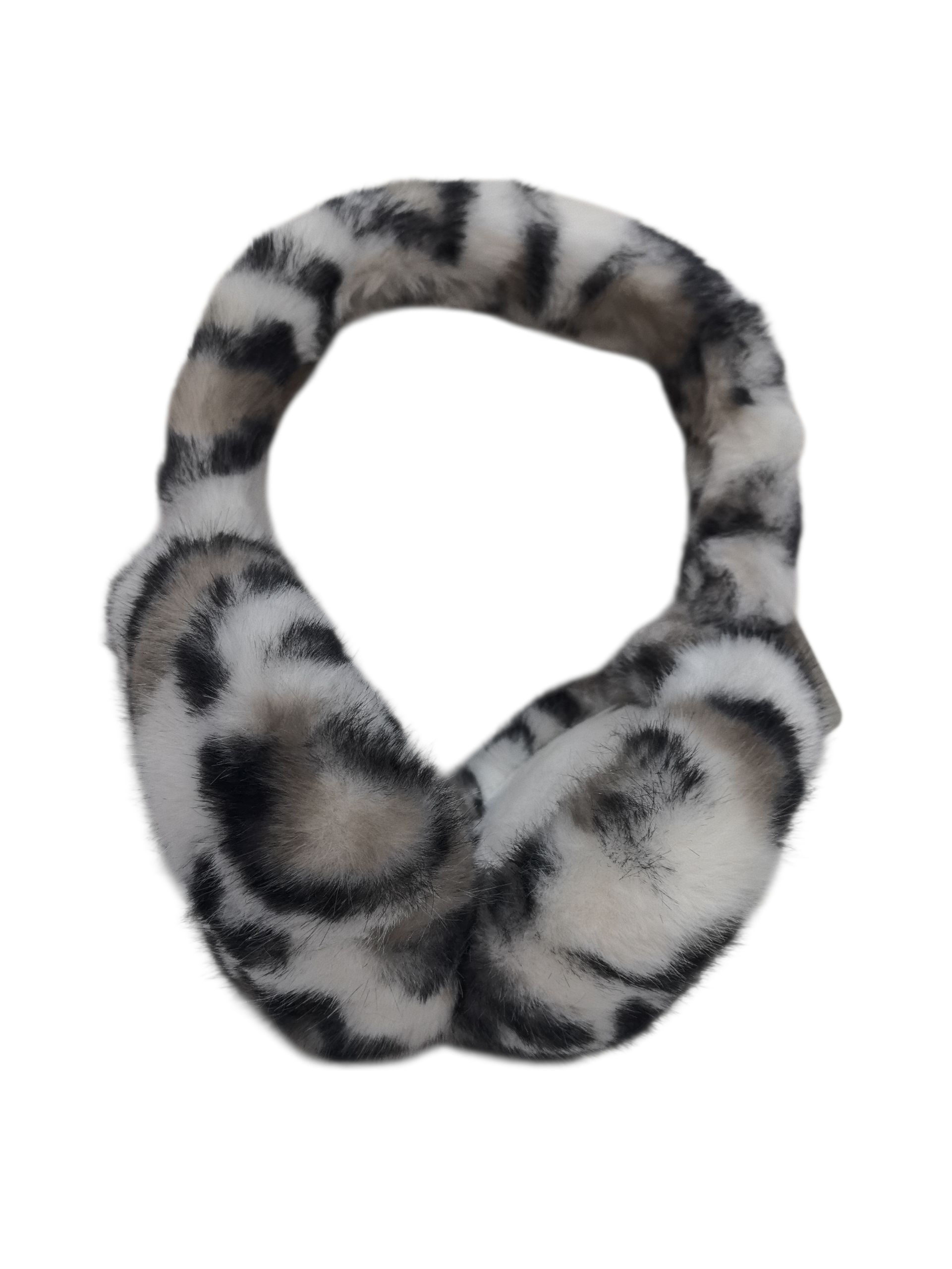 Cache-oreilles fourrure motif Léopard (12)#3