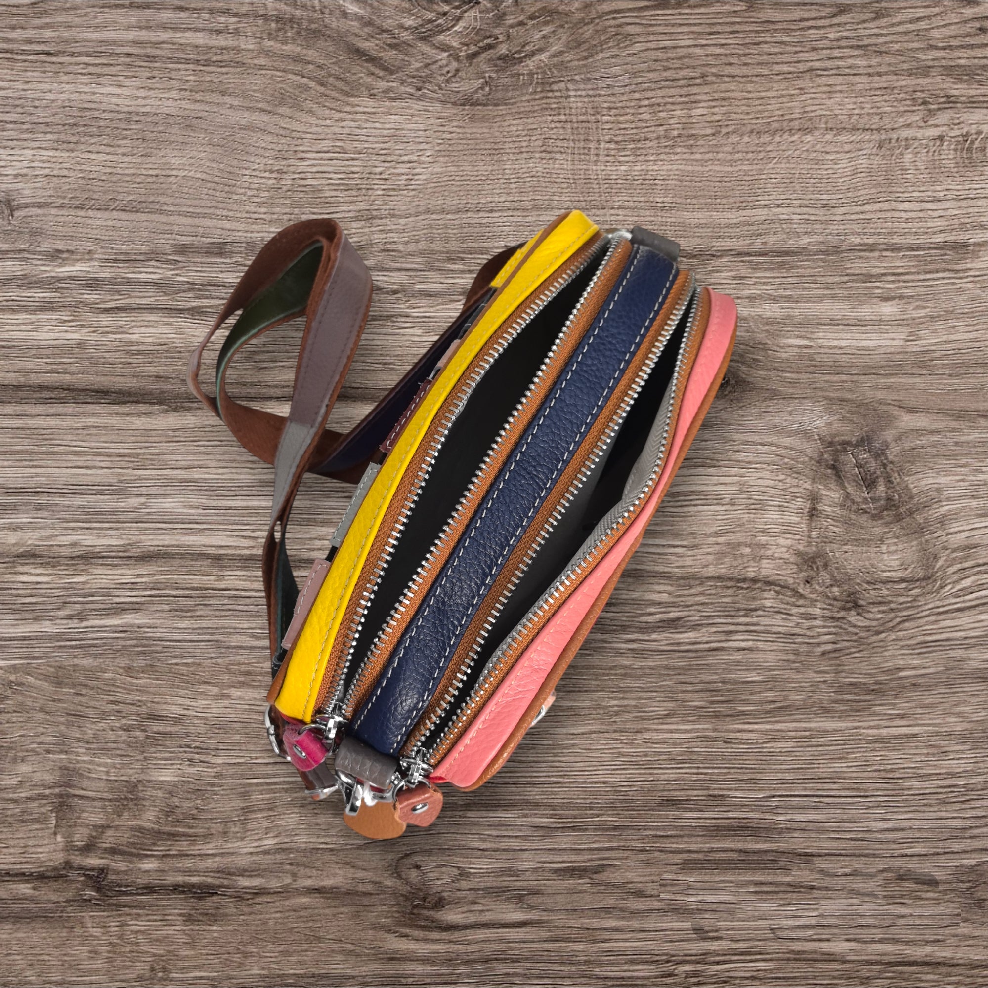 Sac multicouleur en Cuir véritable Pour Femme (X5)