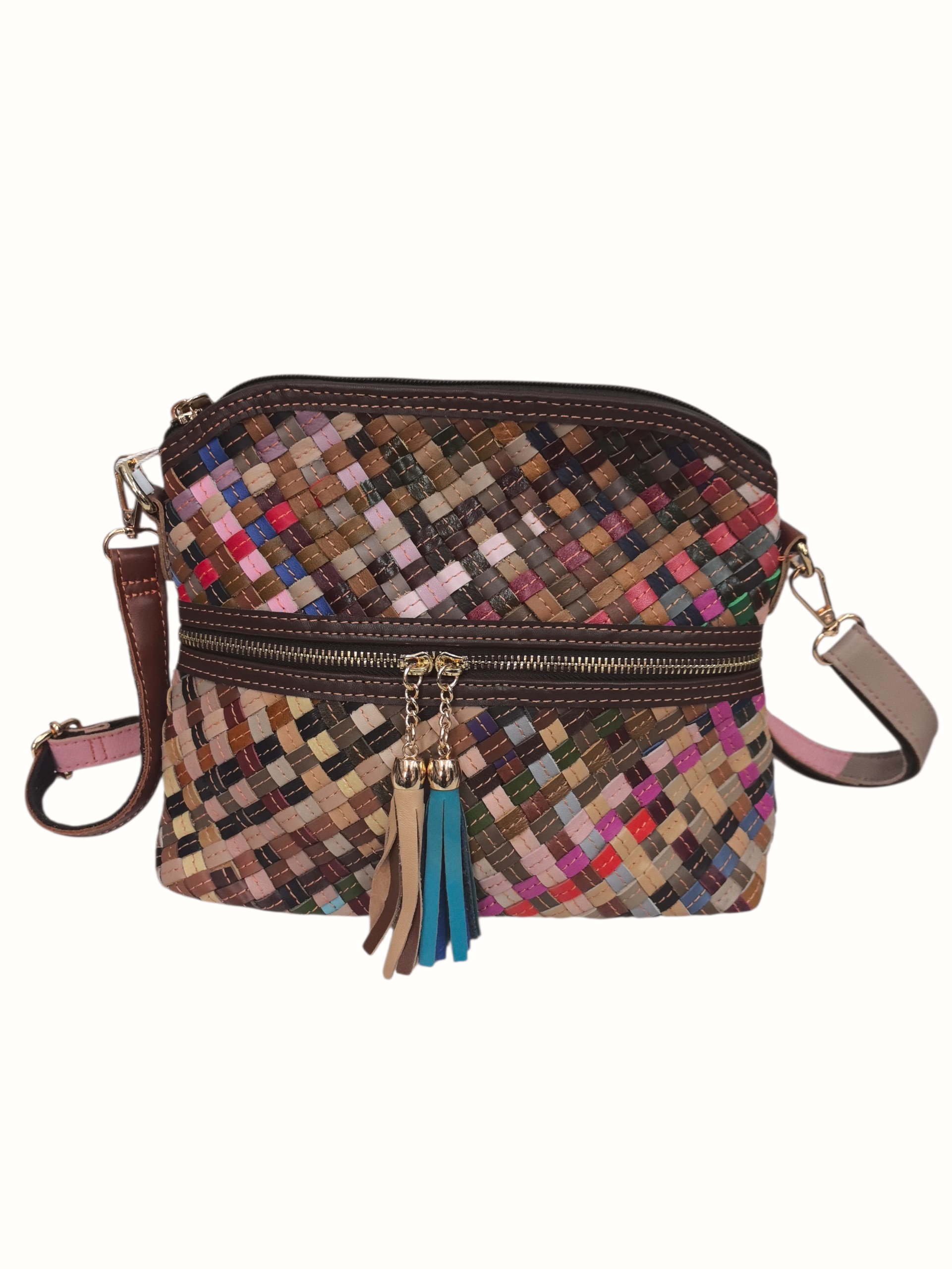 Sac multicouleur en Cuir véritable Pour Femme (X4)