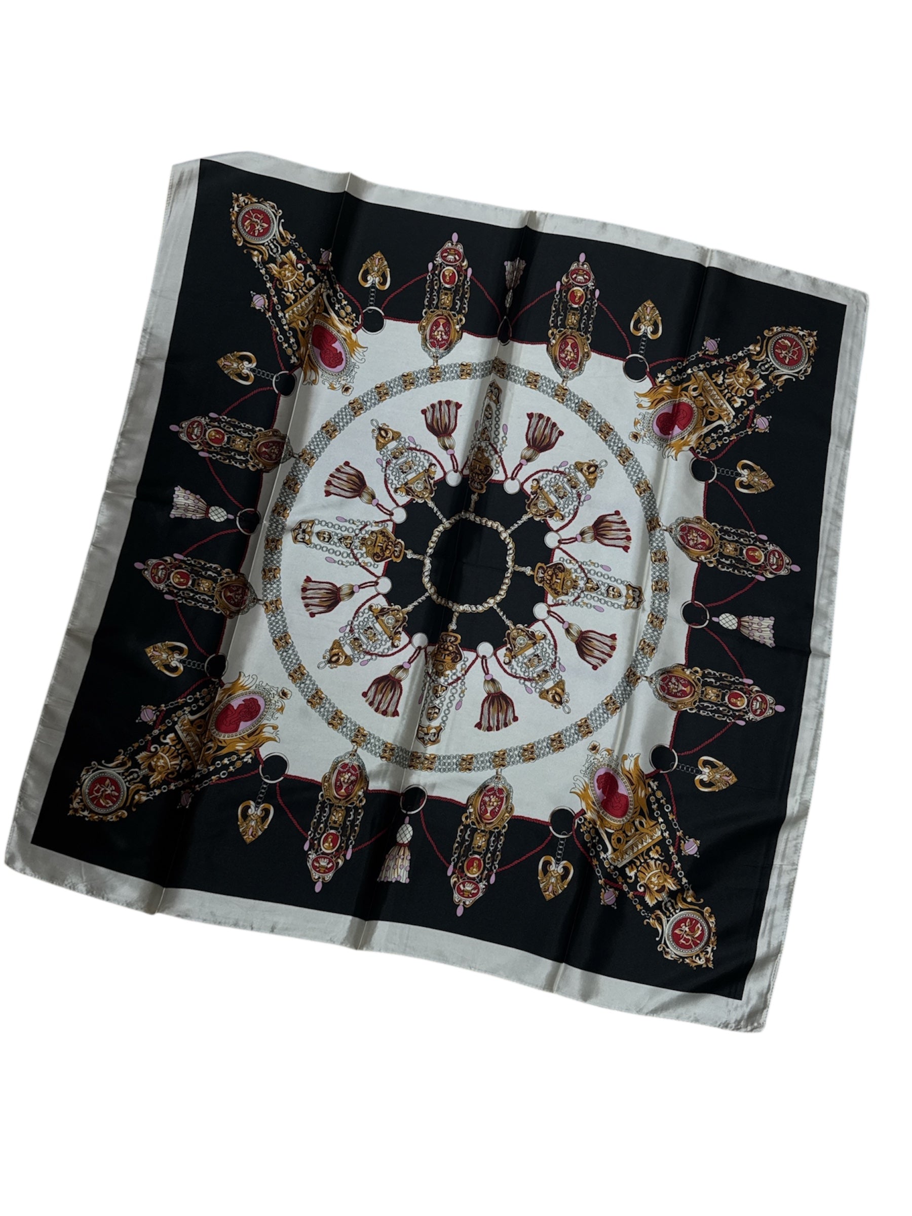 Foulard carré 90cm imprimé fantaisie (x10)#7