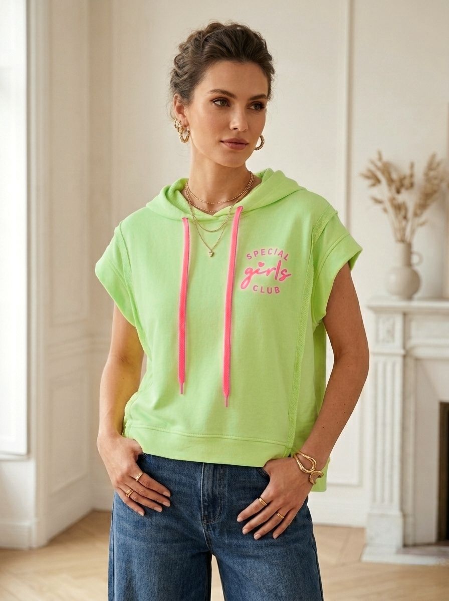 Sweat à capuche sans manches (x6)