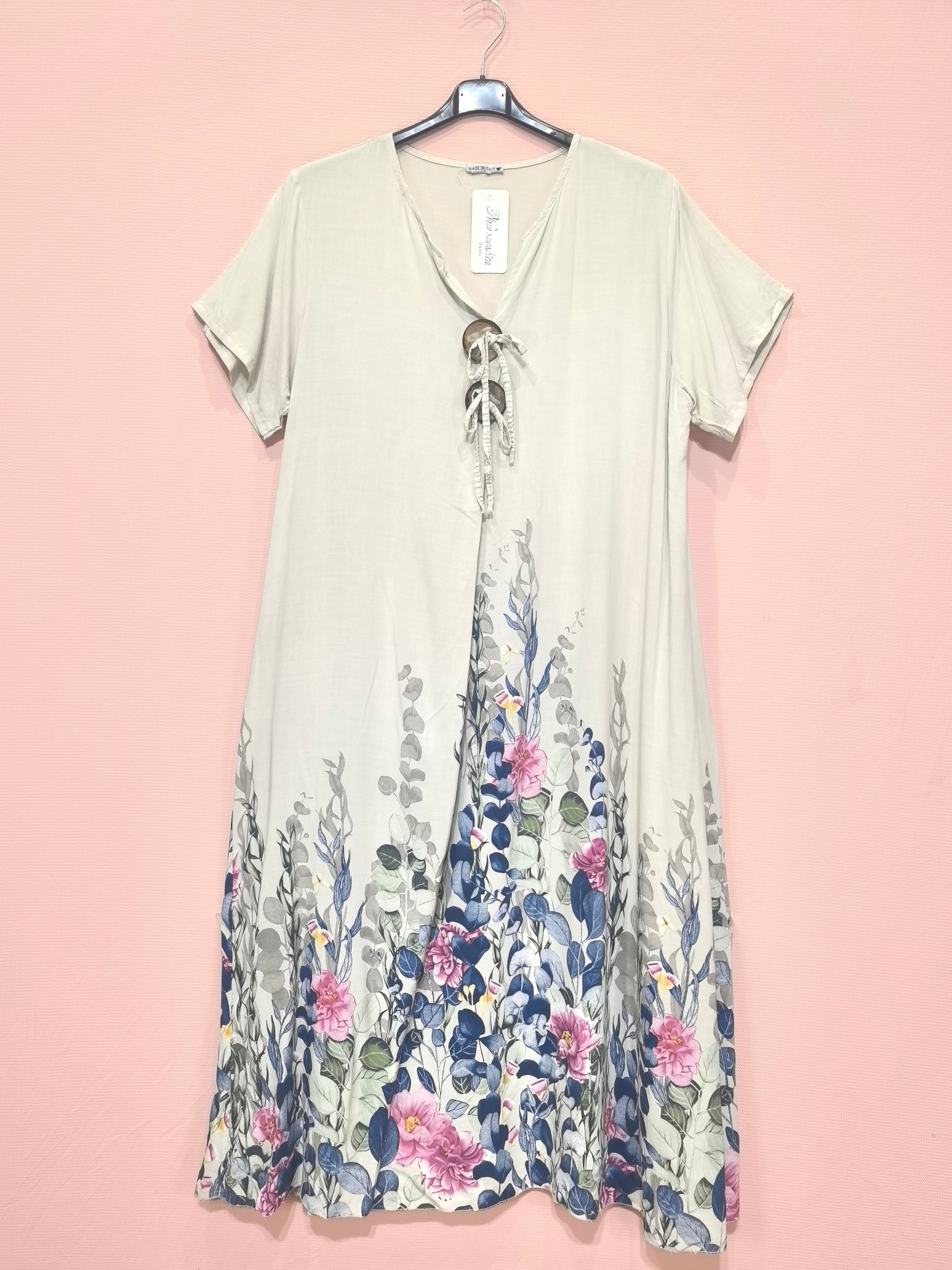 Robe longue florale (x6)