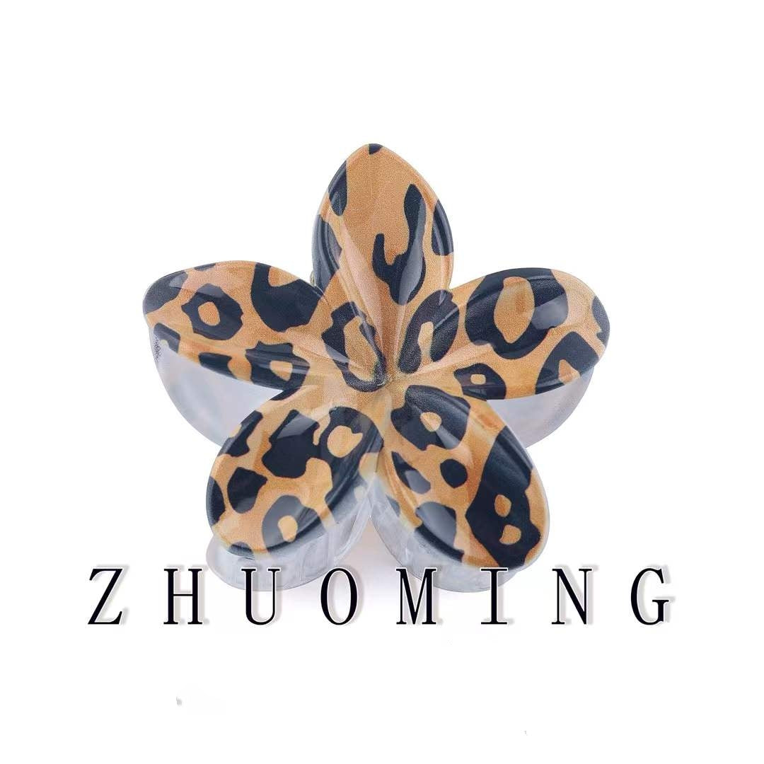 pinces cheveux Imprimé léopard (x12)#3