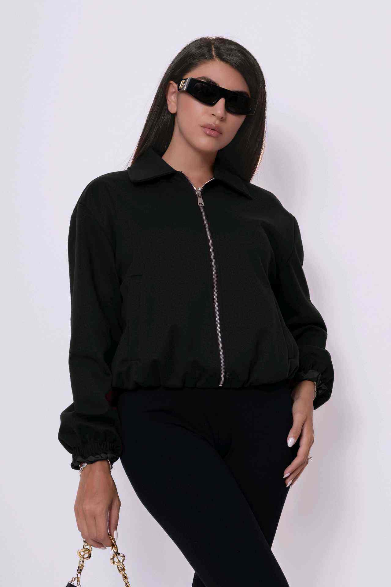 Veste zippée à col chemise (x6)