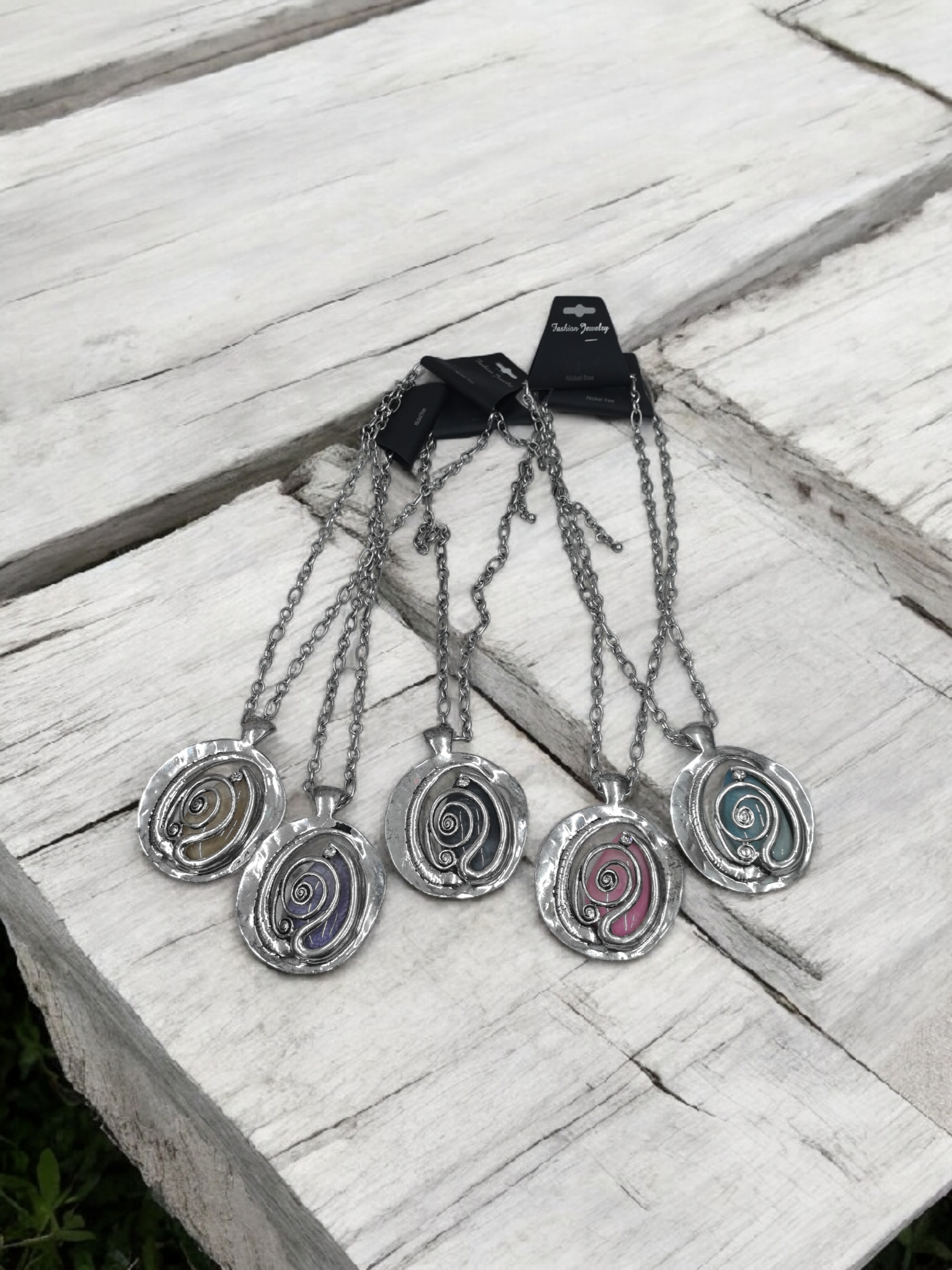 Collier sautoir fantaisie Chaîne (x6)