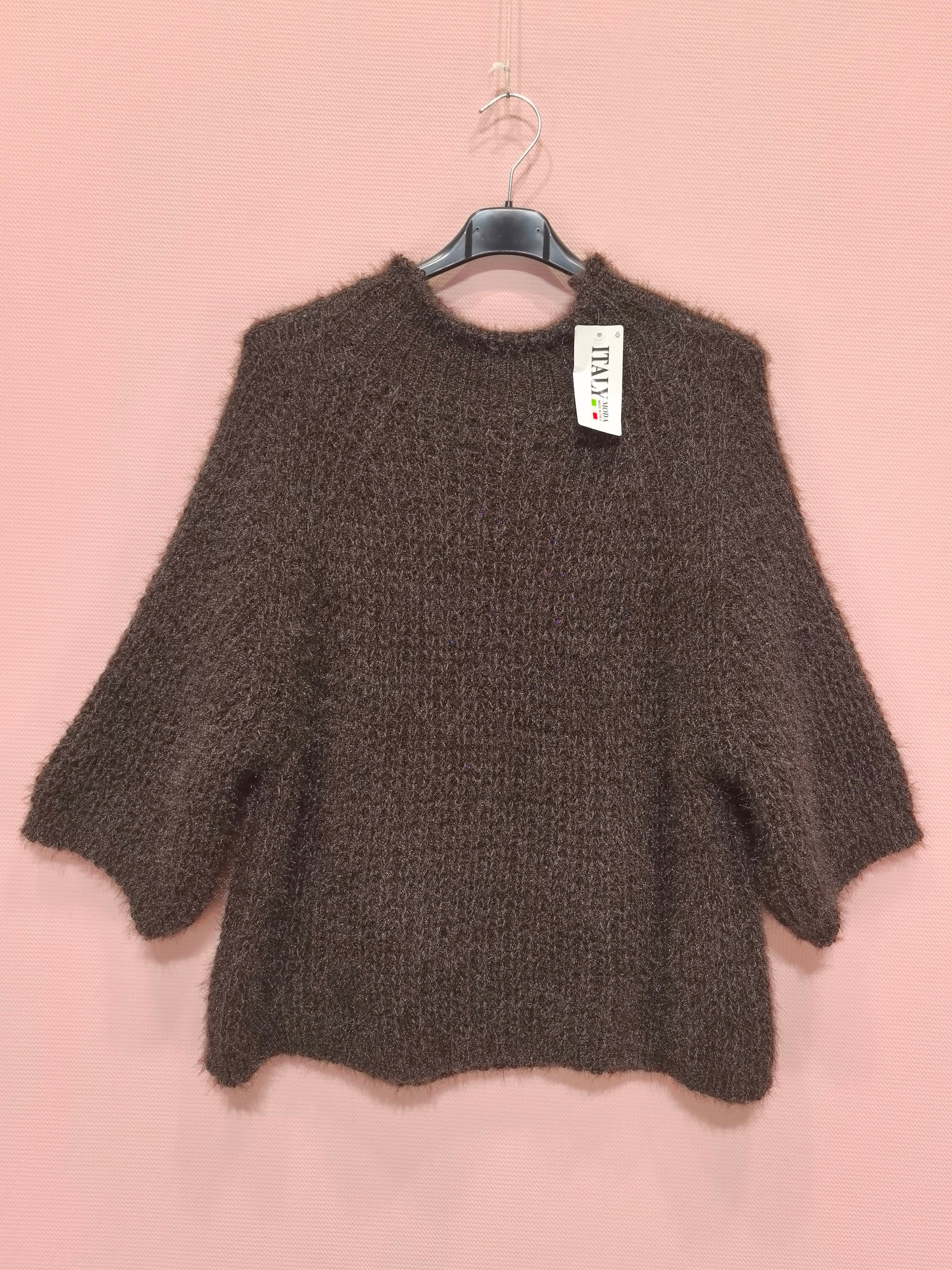 Pull oversize en maille duveteuse (x6)