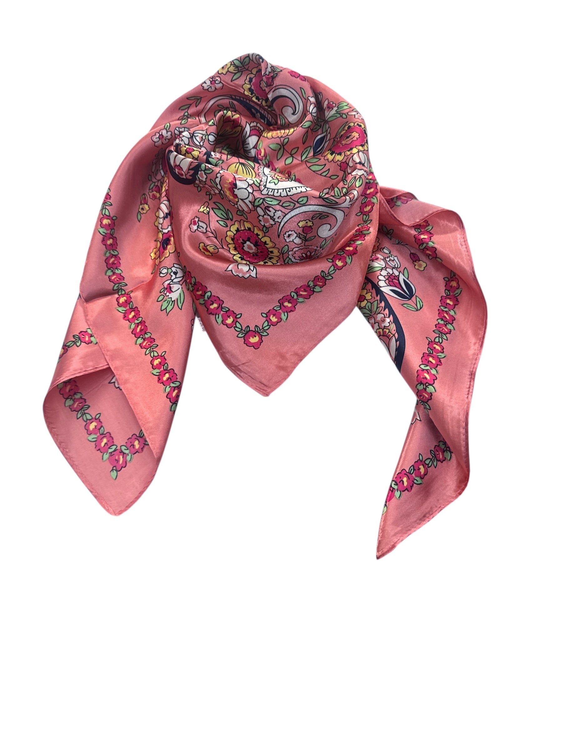 Foulard carré 90cm imprimé fantaisie (x10)#21