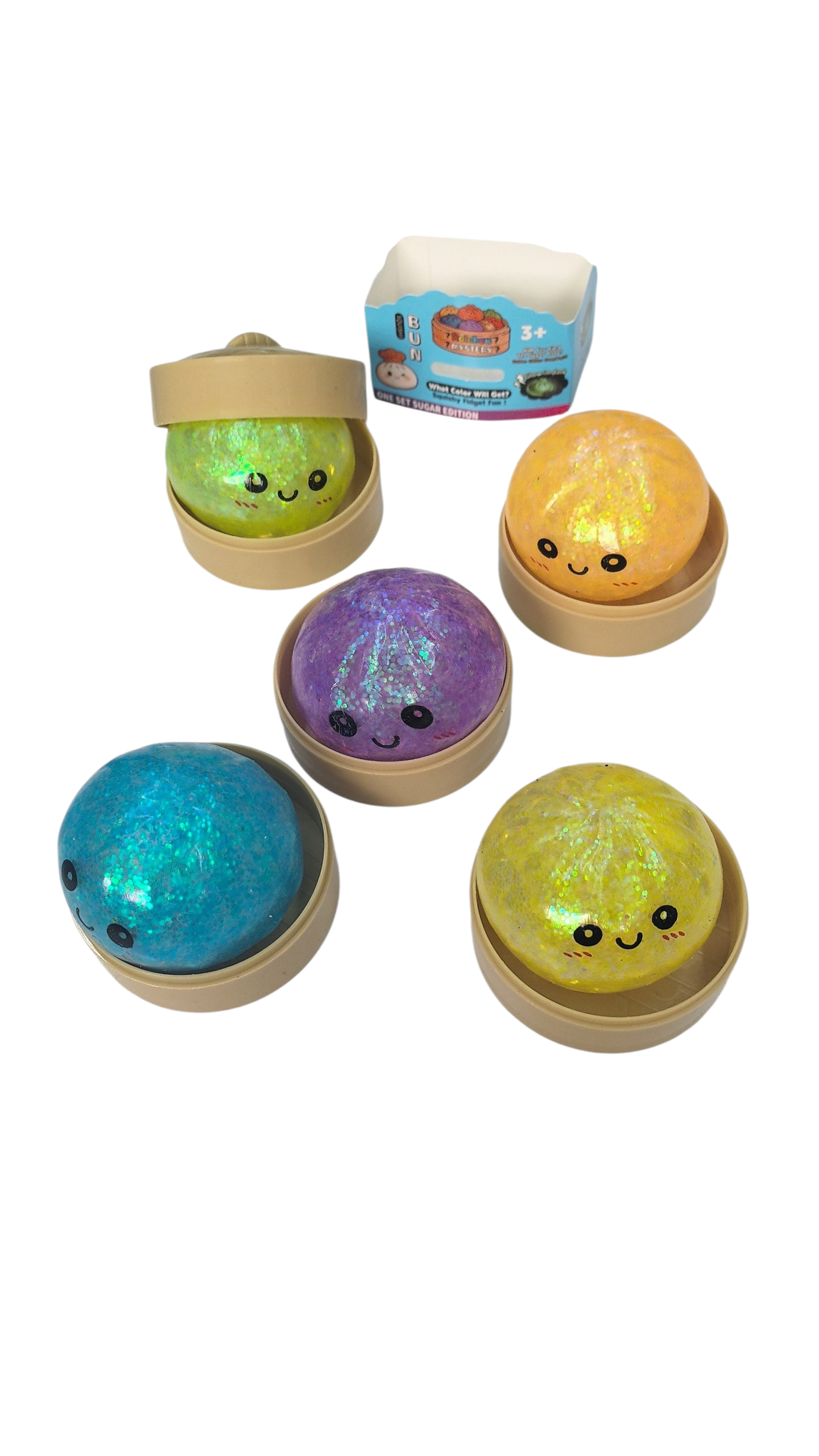 Squishy anti-stress moelleux Squishy Dumpling Kawaii (x24)