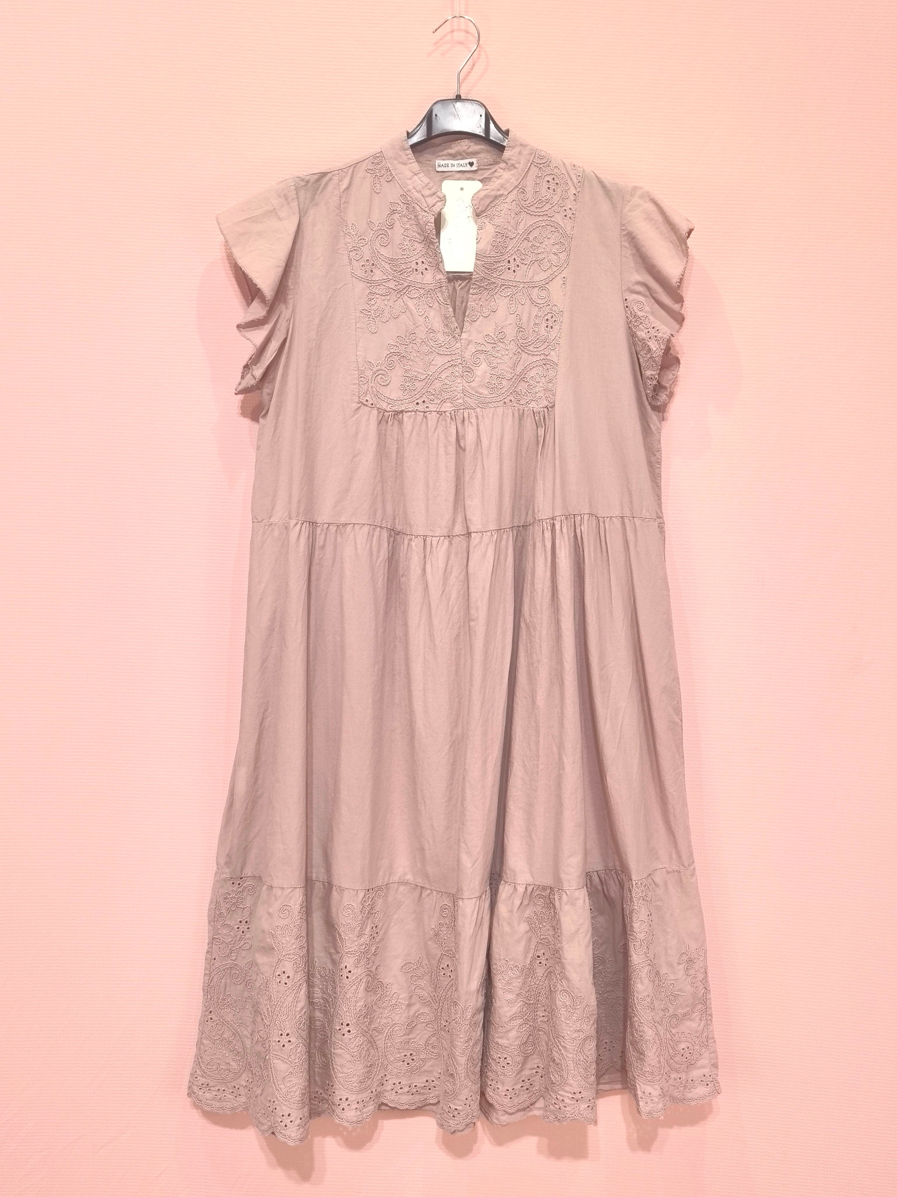 Robe Brodée En Coton (X6)