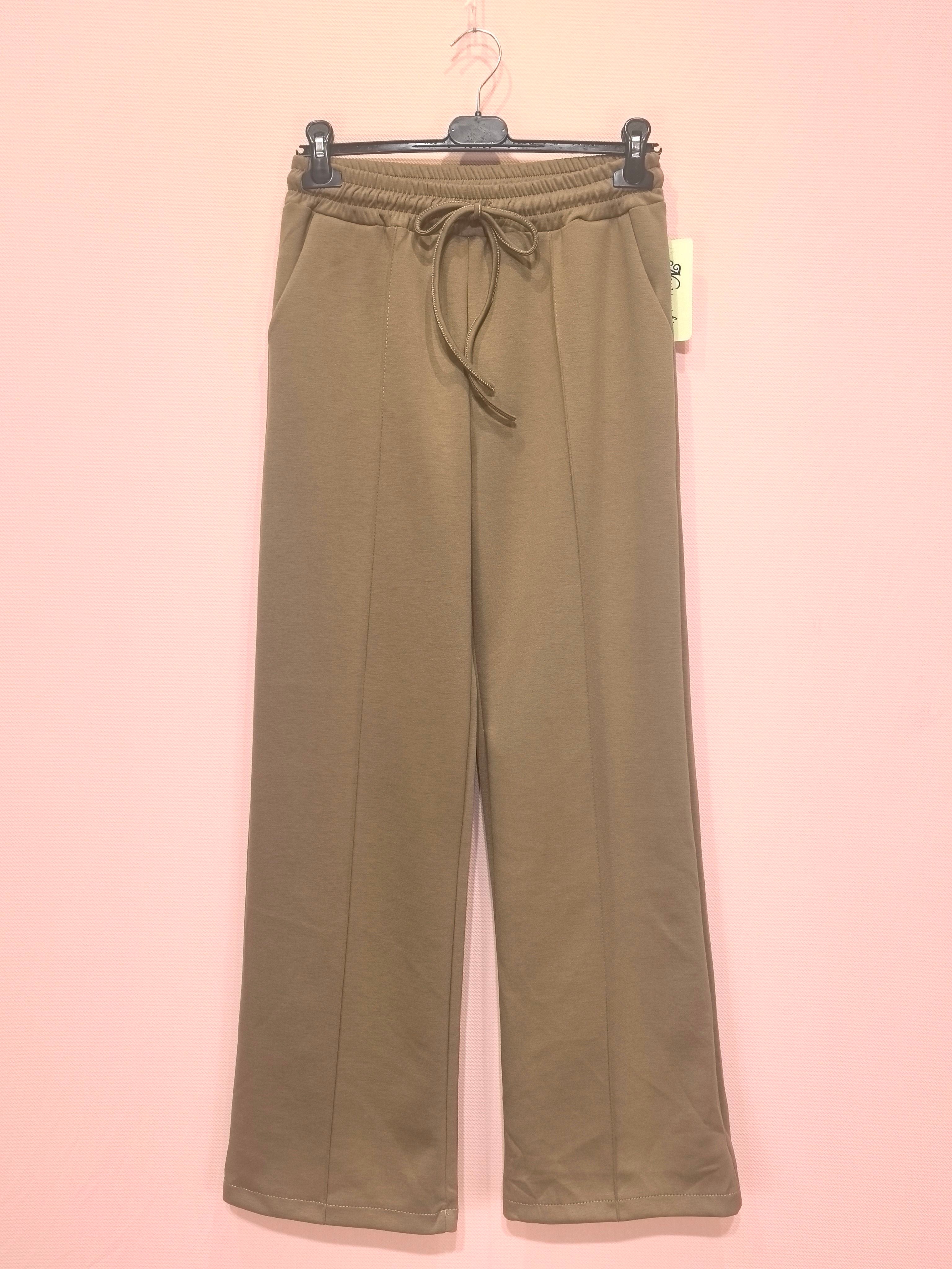 Pantalon large à taille élastique (x6)