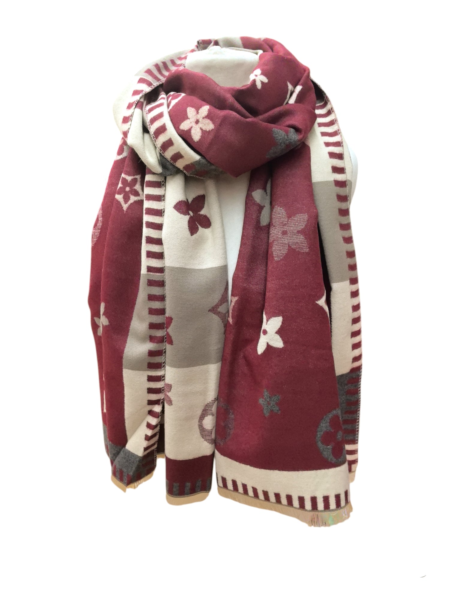 Écharpe Imprimées - Styles fleurs/étoilés (x8)#20