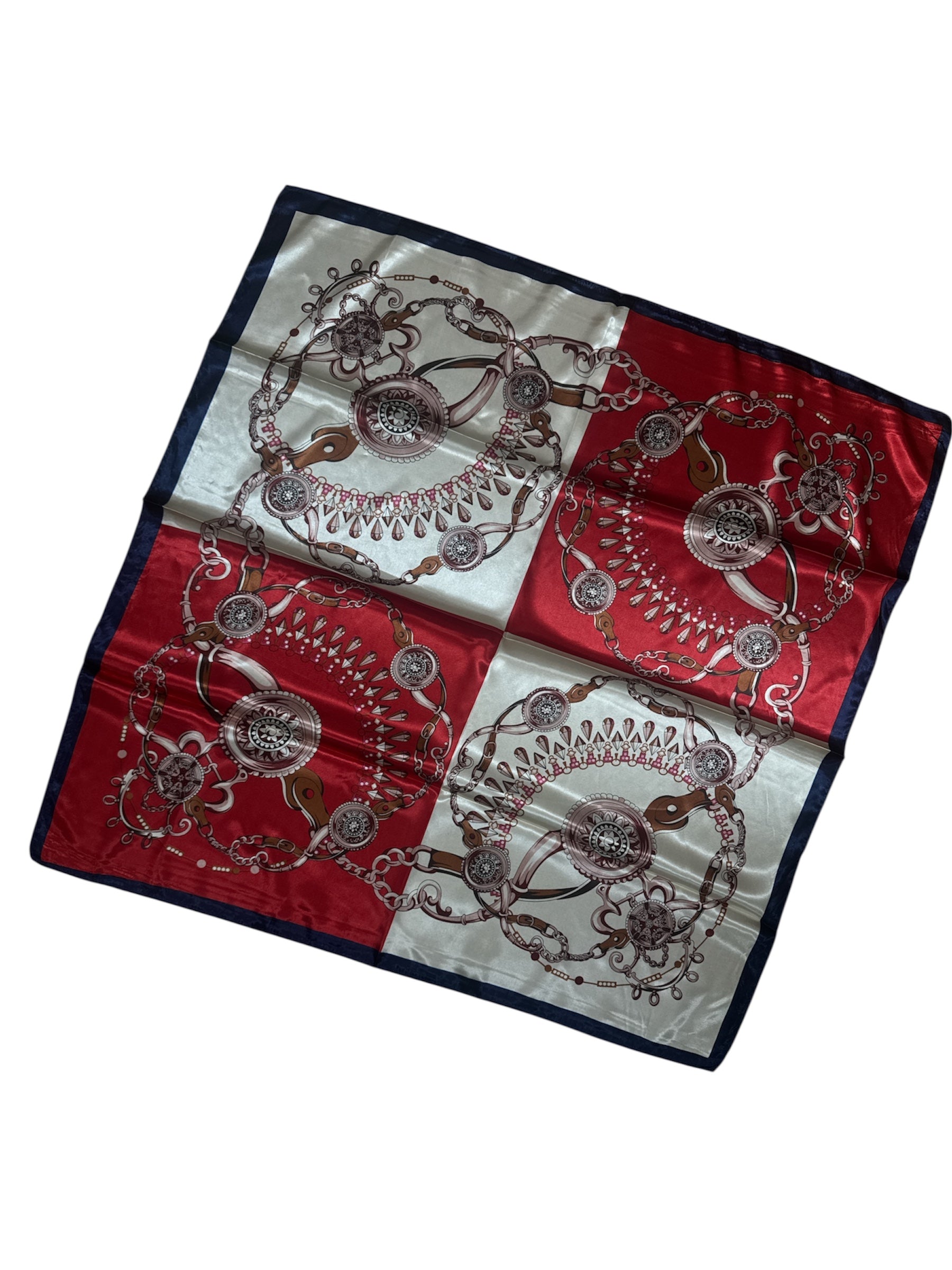 Foulard carré 90cm imprimé fantaisie (x10)#15