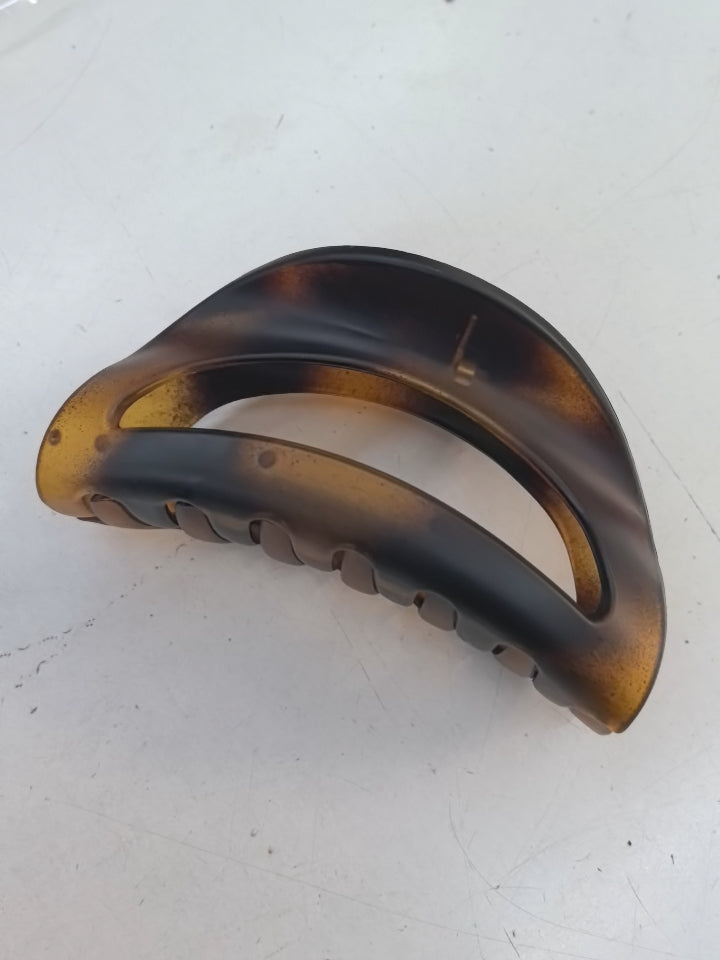 Pince à cheveux écaille de tortue mate (x12)#28