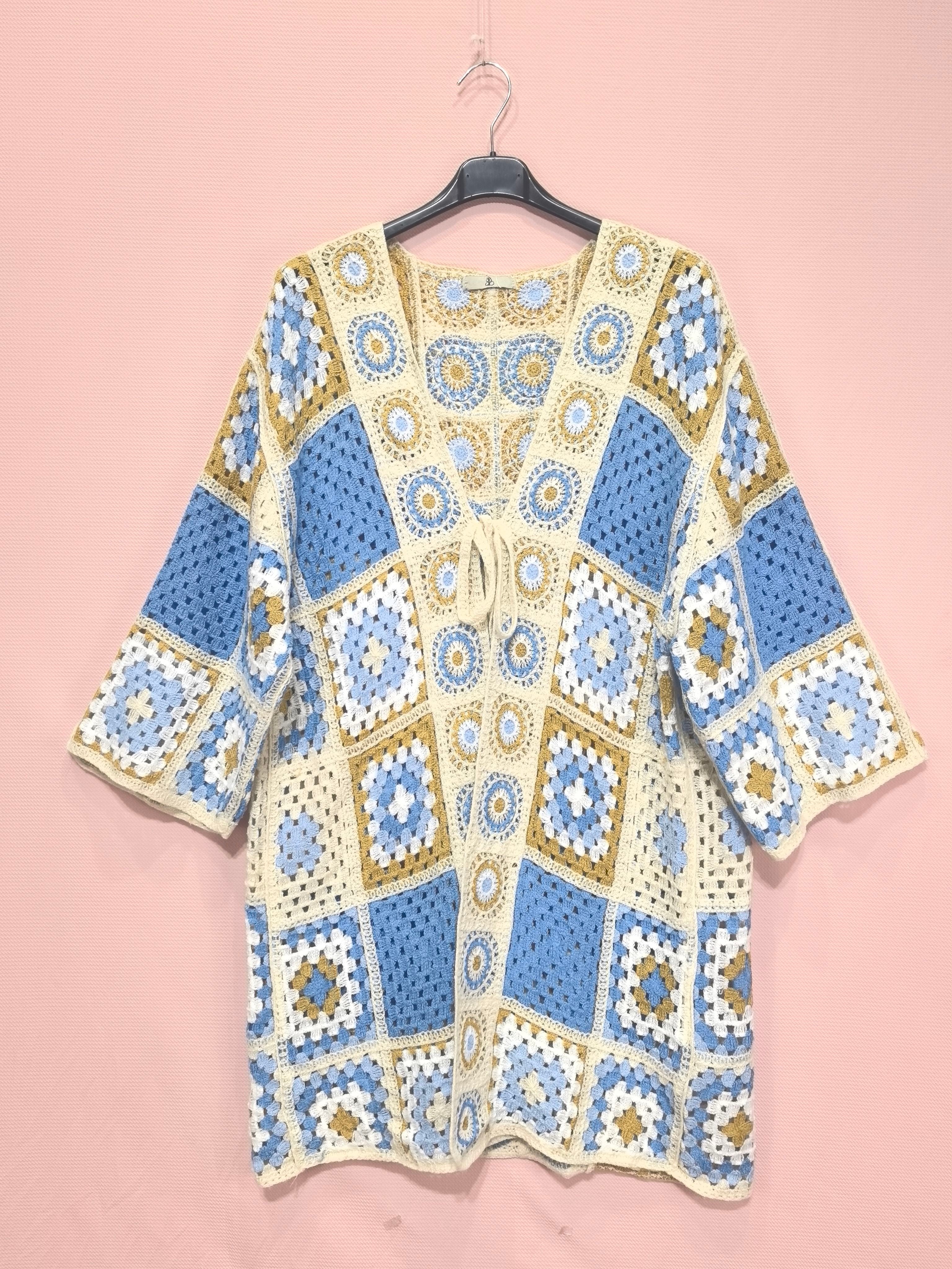 Haut en crochet à motifs Floraux (x6)