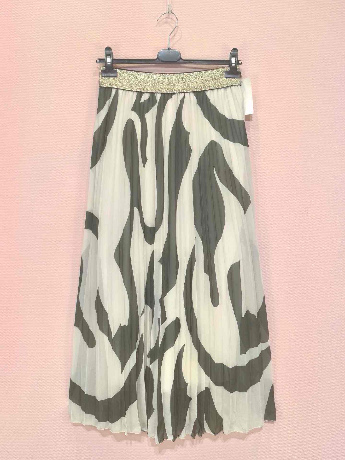 Jupe plissée imprimée (x6)