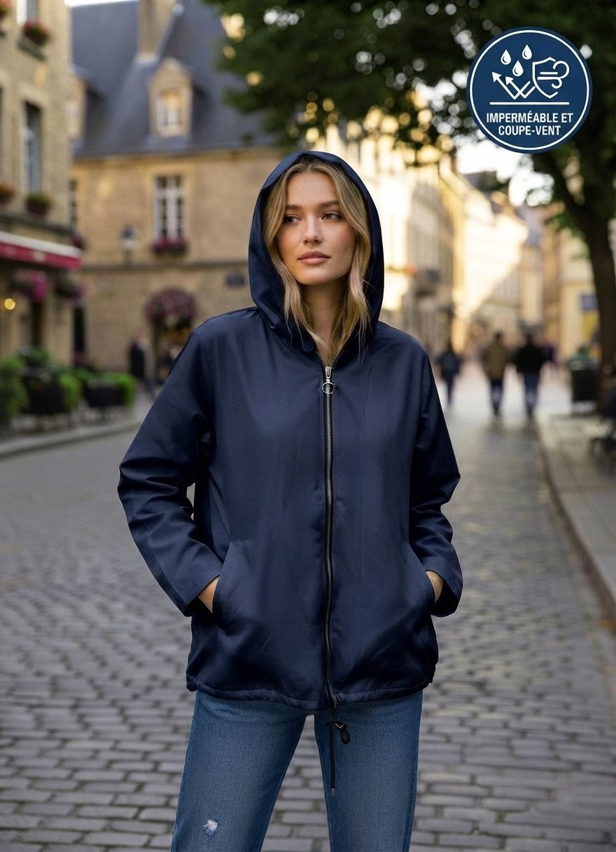 Veste À Capuche Imperméabl(x6)