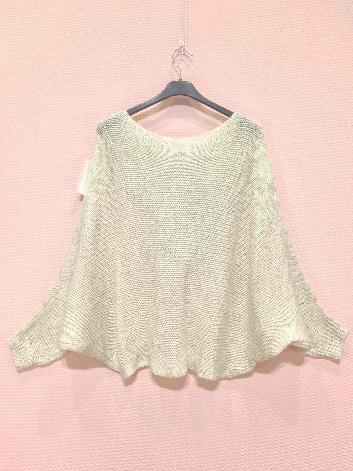 Pull en maille drapé croisé devant (x8)