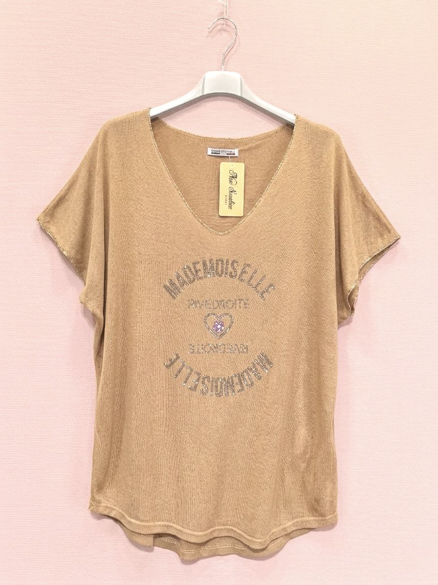 T-shirts Mademoiselle River Droite(x8)