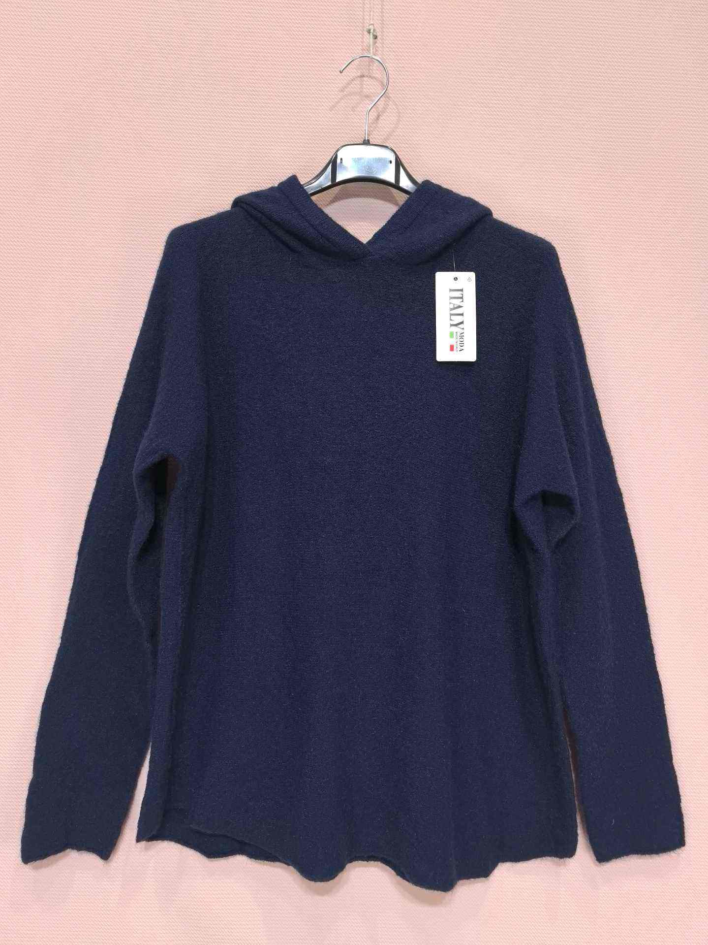 Pull En Maille Doux Avec Capuche (x8)